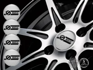Sparco Édition Autocollants Silicone Emblèmes Bombés 